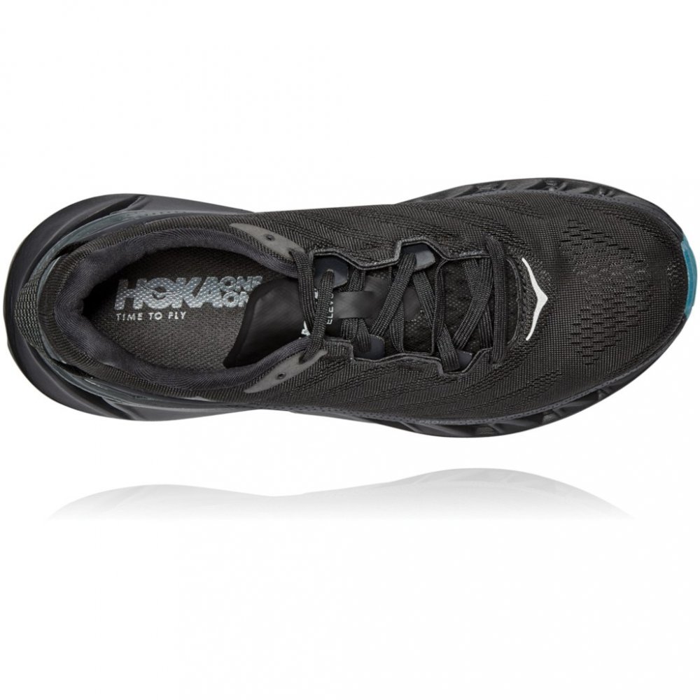  Hoka One One Elevon 2 Running Shoes - Black / Dark Shadow  On sale